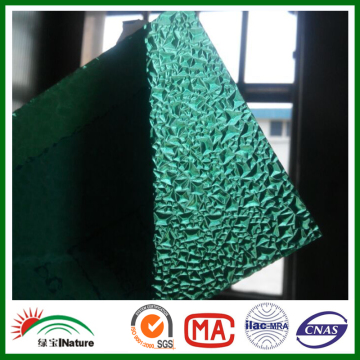 foshan nature diamond polycarbonate embossed sheet