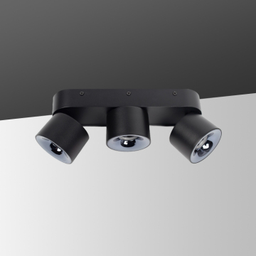 Triple Head Surface Mounted LED Spotlight Rotation Downlight
