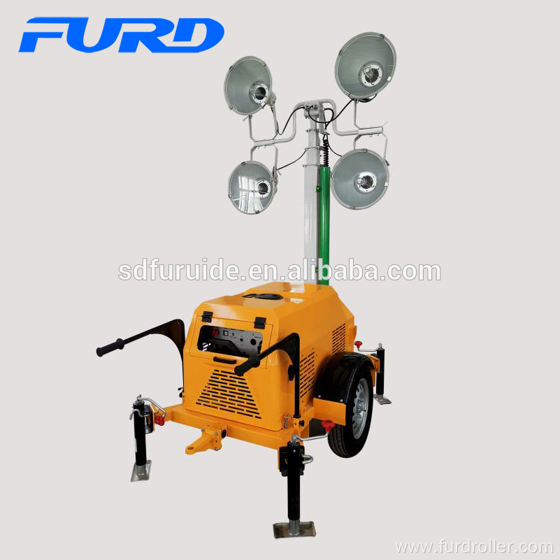 High Mast Small Mobile Construction Light Tower with Famous Engine (FZMT-S1000)