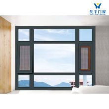 Broken bridge casement window hidden drainage injection glue