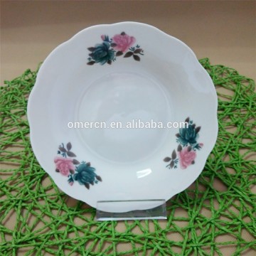 wholesale ceramic plates/ moroccan ceramic plates with three flower