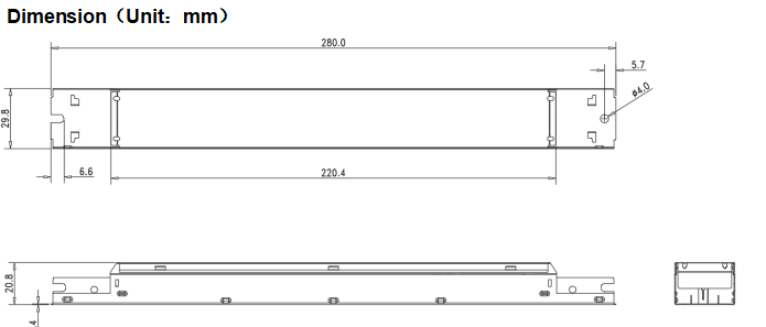35W DIP святлодыёдны драйвер 35W DIP dimmable Led Driver