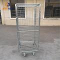 Logistik Industri Warehouse Lipat Gulungan Trolley