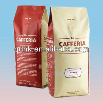 coffee bags/coffee bags with valve/kraft paper foil coffee bags with valve