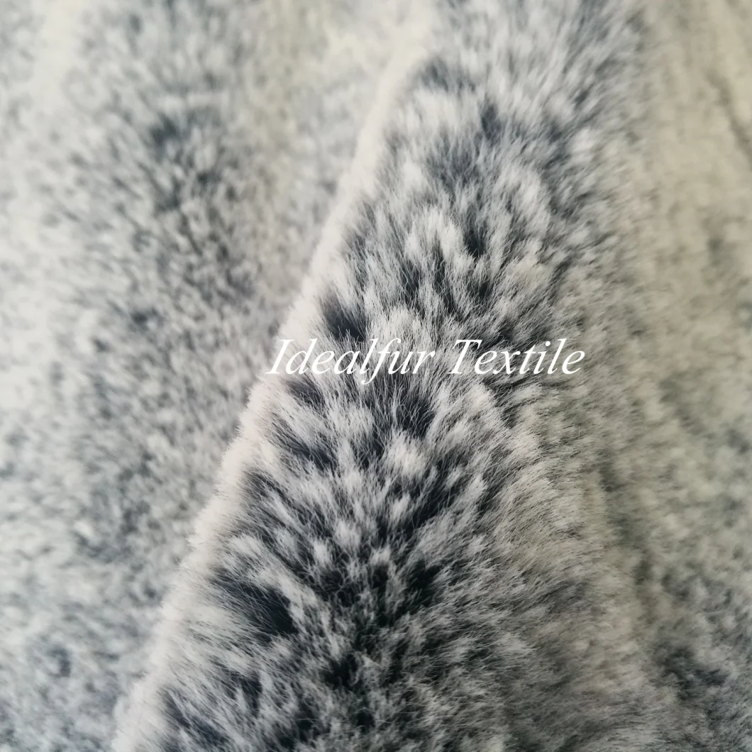 Bright Blue Rabbit Faux Fur Fabric