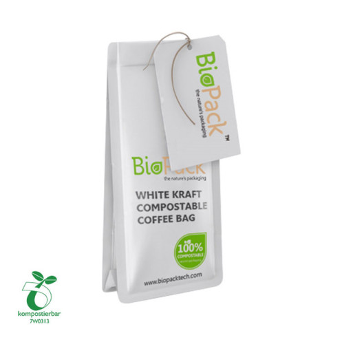 Pochette à collation 100 % compostable avec fermeture éclair