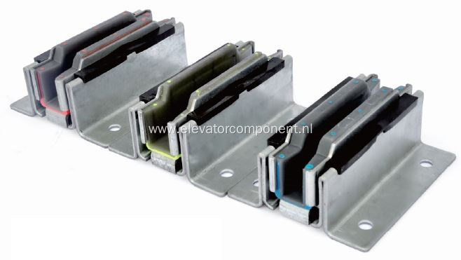 Elevator Sliding Guide Shoe With Coloured Insert
