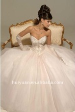 Elegant strapless couture wedding dresses