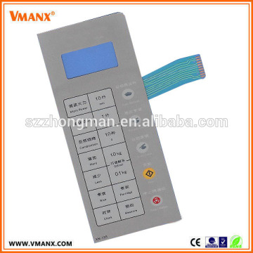 Custom El Backlight Membrane Keypad For Cutting Machine