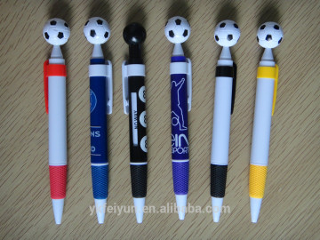 football colourful plastic pen