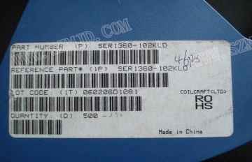 Smd Power Inductor Ser1360-102kld Shielded Power Inductors – Ser1360