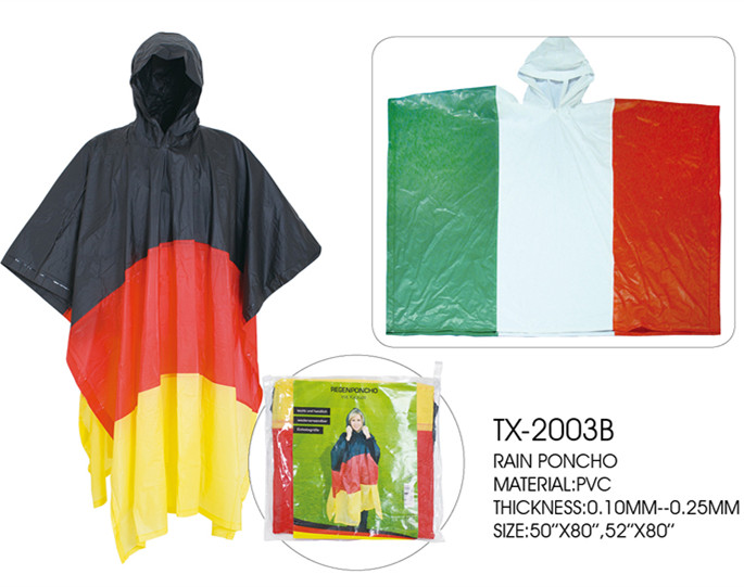 Germany rain poncho