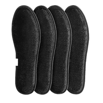 Wholesale Bamboo Charcoal Thermal Shoe Insoles with Sweat Absorption and Deodorization