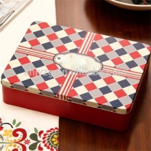 Christmas feature high quality tin food box packaging