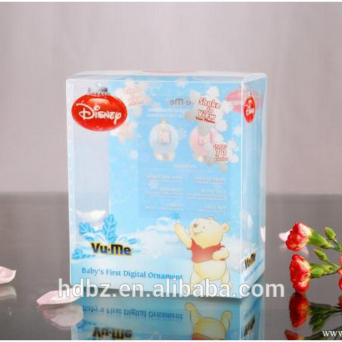 custom clear small gift packaging pvc box