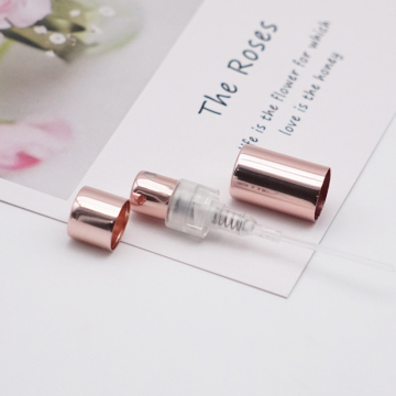 Rose Gold Perfume Spray Pump With Aluminum Collar