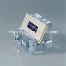Crystal clear name card holder business stationery name card holder