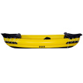 Costume amarelo pvc inflável kayak 3 pessoa jangada