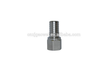 stainless steel FFL adapter 3/8 FFL swivel x 1/2 barb (SS304 or SS316)