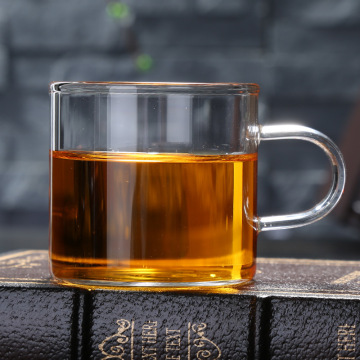 Small Size Glass Tea Cup Kung Fu Borosilicate Glass Tea Cup Shot Glass Tea Cup