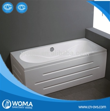 white color bathtub with simple design