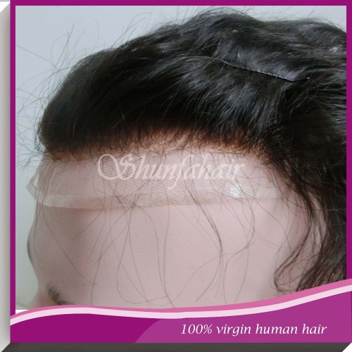 Best quality lace front 100% virgin human hair wigs for men mens toupee,Custom Hair Pieces for Men