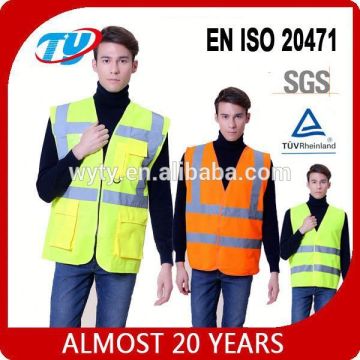 Factory safety waistcoats