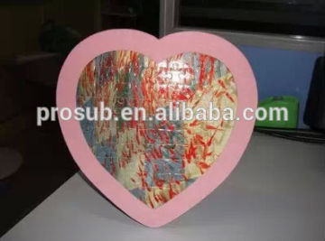 heart shape jigsaw frame