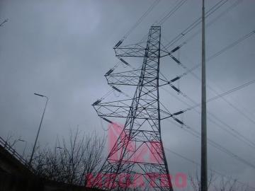 400KV heavy angle tension tower