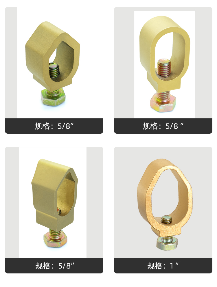 ZKER brass cable clamp made in china exothermic welded earthing accessories connector