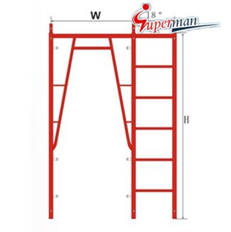 Walk Through Frame with 18" Ladder-Snap on Lock