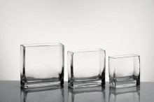 wholesale for glass vase, cube vase, manufacture and supplier for flower vase, container