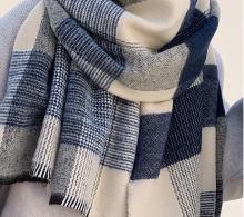 Hot Selling Custom plaid blocks scarf