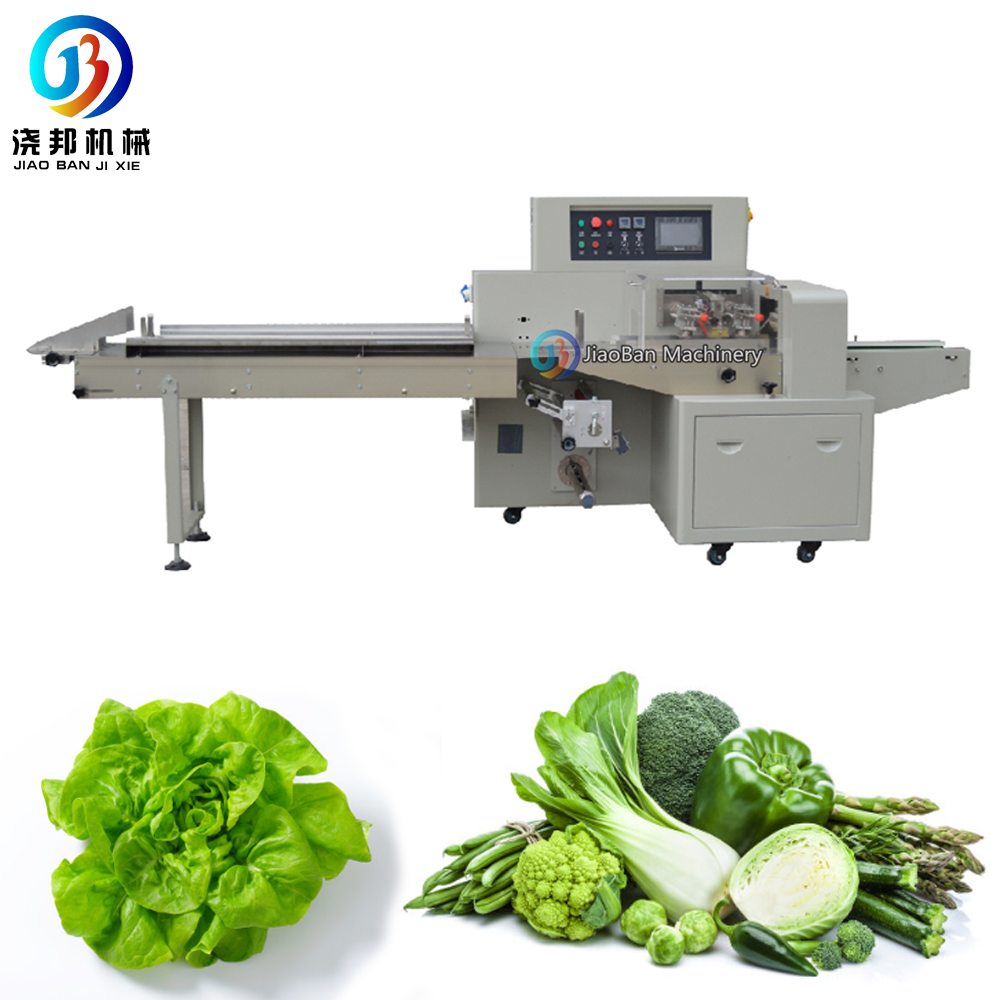 Automatic horizontal pillow bag type packing packaging flowwrap wrapping Fresh Fruit Vegetable Flow Pack Machine