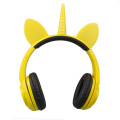 Auriculares estéreo para auriculares LED Unicorn Devil Dog recargables