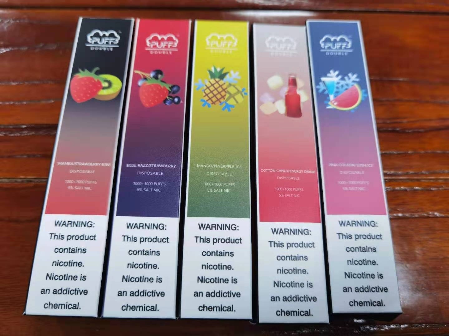 Vaporizador descartável 2000 sopras duplas sabores e-cigarro