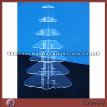 Customized Clear Lucite Cupcake Display Rack