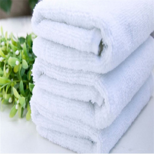 white cotton waffle weave bath foot towel