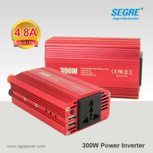 2016 New power inverter 300W car converter built-in USB port