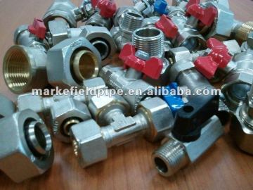 Durable compressed brass fitting