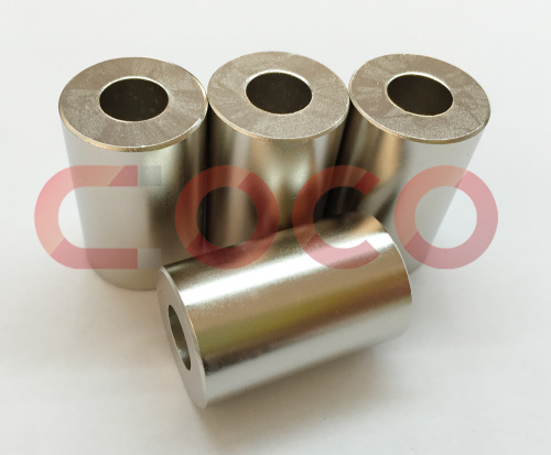 Neodymium Cylinder Radial Magnetization Permanent Magnets with Hole (N35-N52)