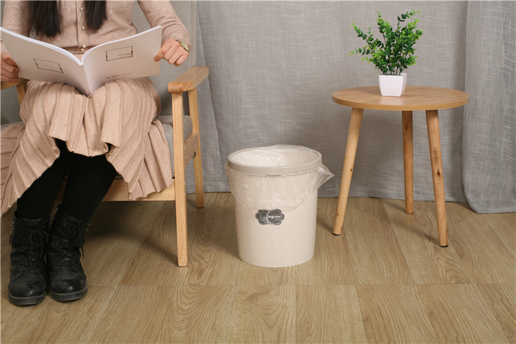 Indoor Bin Trash Can With Handle Home Indoor Plastic Garbage Bin Trash Can