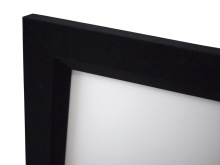 Curved frame projection screen