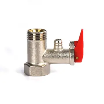 Water Heater Brass Valves Check Customized Forged Male Threaded Cooker Safety Valves Gas Safety Valve