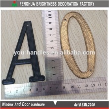 4" House Address Number Plate, digital number plates (0 - 9,A - F )