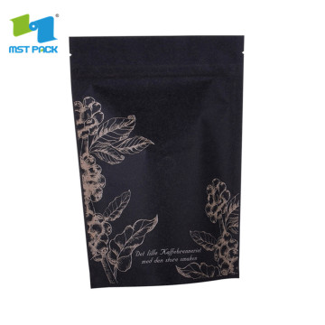 digital printed biodegradable plastic stand-up pouches bag with zipper