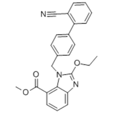 1 - [(2&#39;-cyanobiphényl-4-yl) méthyl] -2-éthoxy-1H-benzimidazole-7-carboxylate de méthyle CAS 139481-44-0