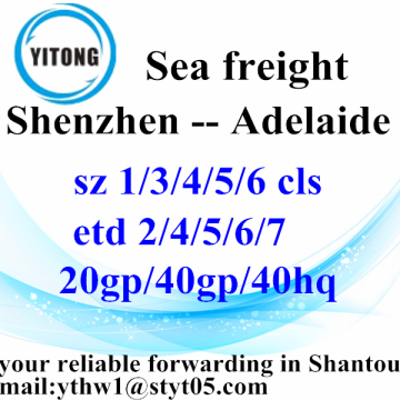 Shenzhen Shipping Agent Logistics Transport Service to Adelaide
