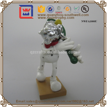 Custom Made Polyresin Figurine Mini Animal Action Figures Cartoon Animal Statue