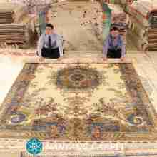 9'x12' Large Aubusson Design Handwoven Carpet